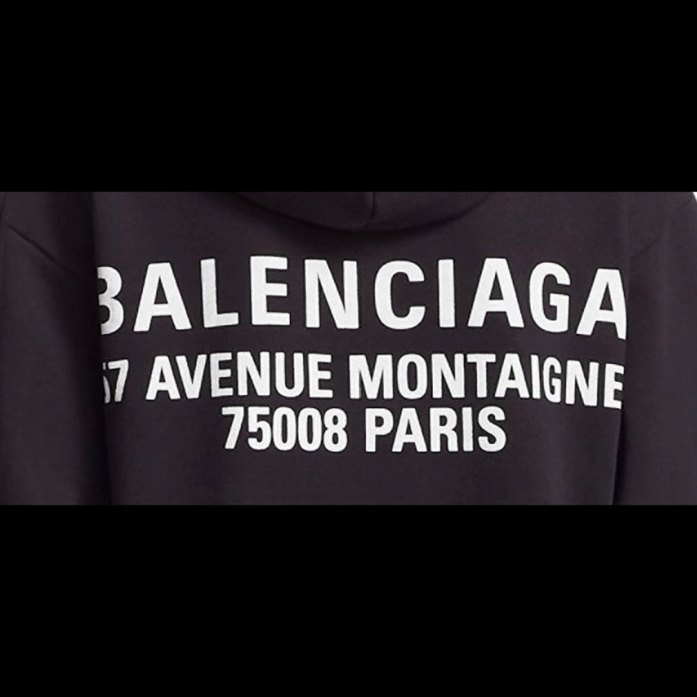 Balenciaga Logo Hoodie Sweatshirt - Picture 4 of 6